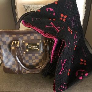 Estate sale LV logo purse & scarf READ DESCRIPTIO